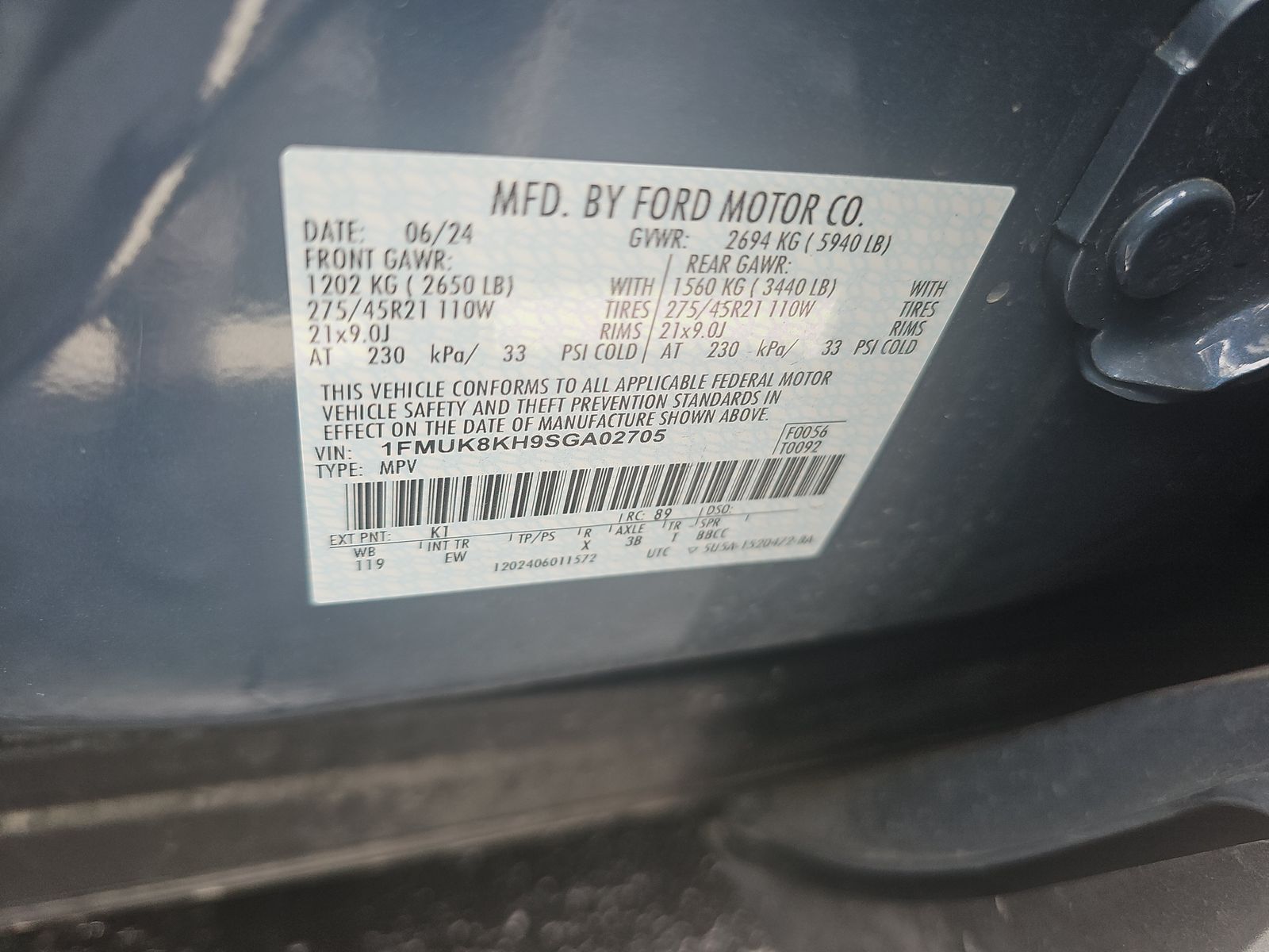 2025 Ford Explorer ST-Line AWD