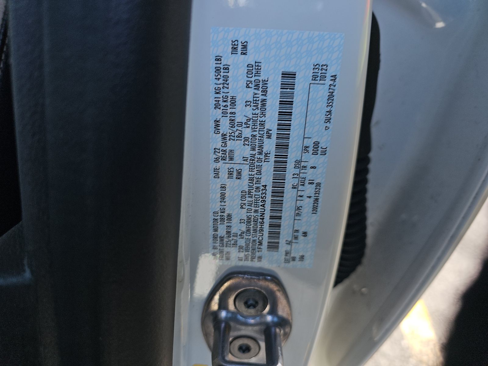 2022 Ford Escape SEL AWD