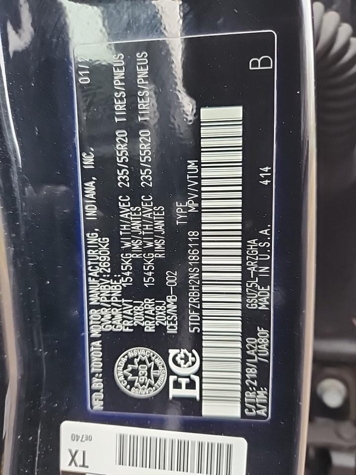 2022 Toyota Highlander Limited AWD