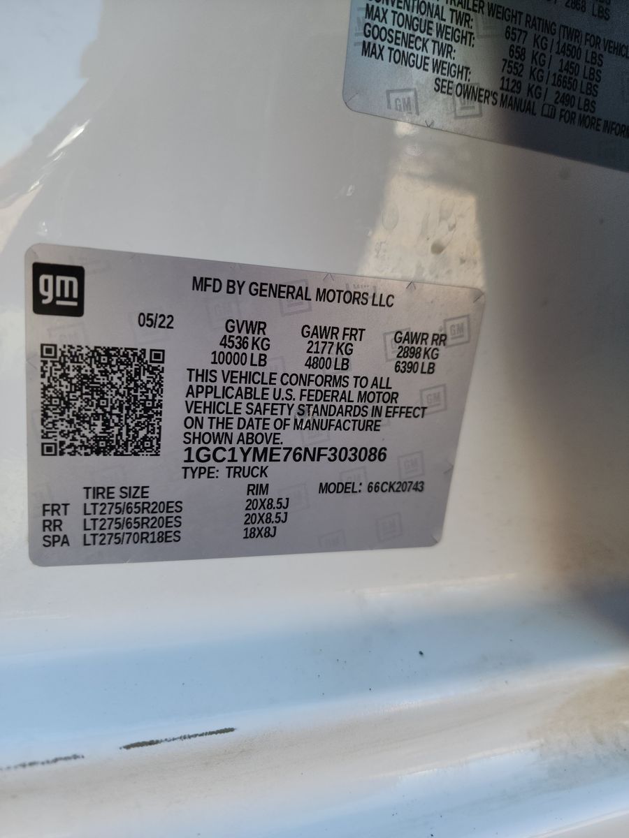 2022 Chevrolet Silverado 2500HD Custom AWD