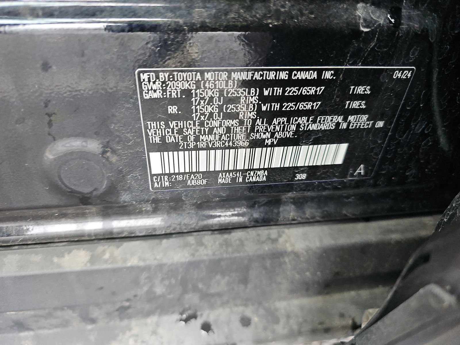 2024 Toyota RAV4 XLE AWD