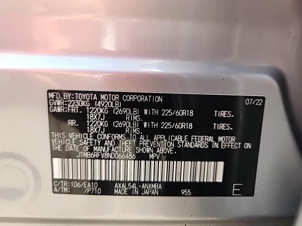 2022 Toyota RAV4 Hybrid XLE Premium AWD