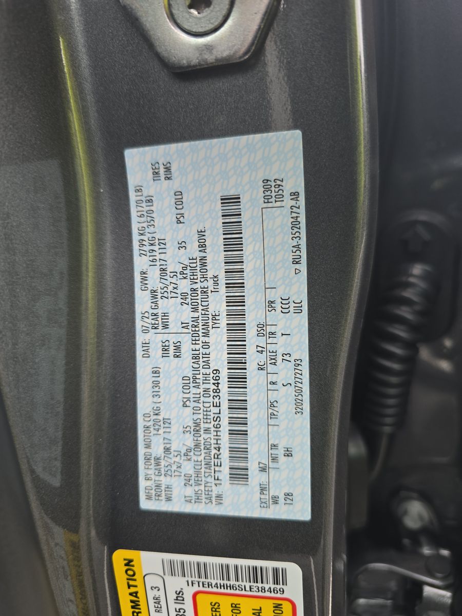 2025 Ford Ranger XLT AWD