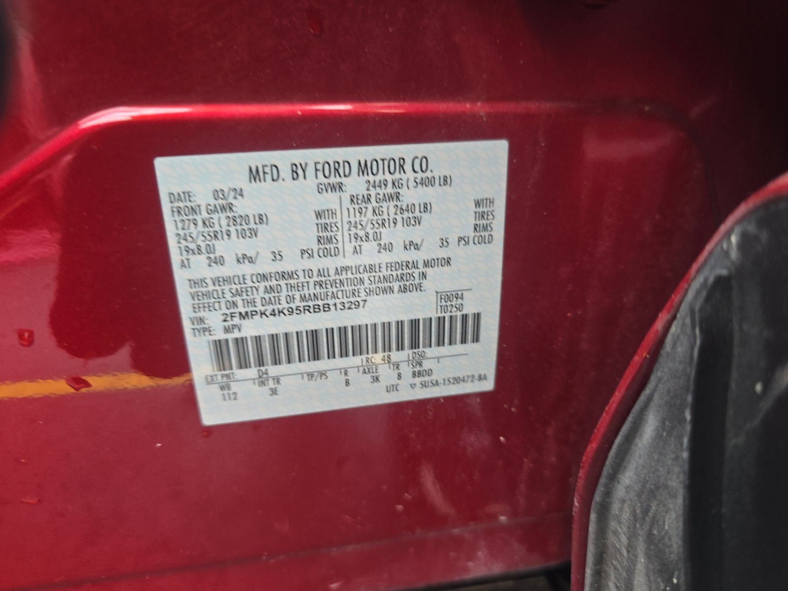 2024 Ford Edge Titanium AWD