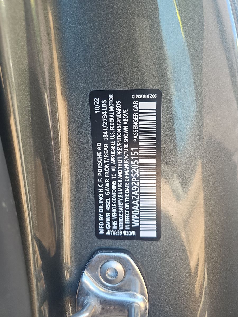 2023 Porsche 911 Carrera RWD