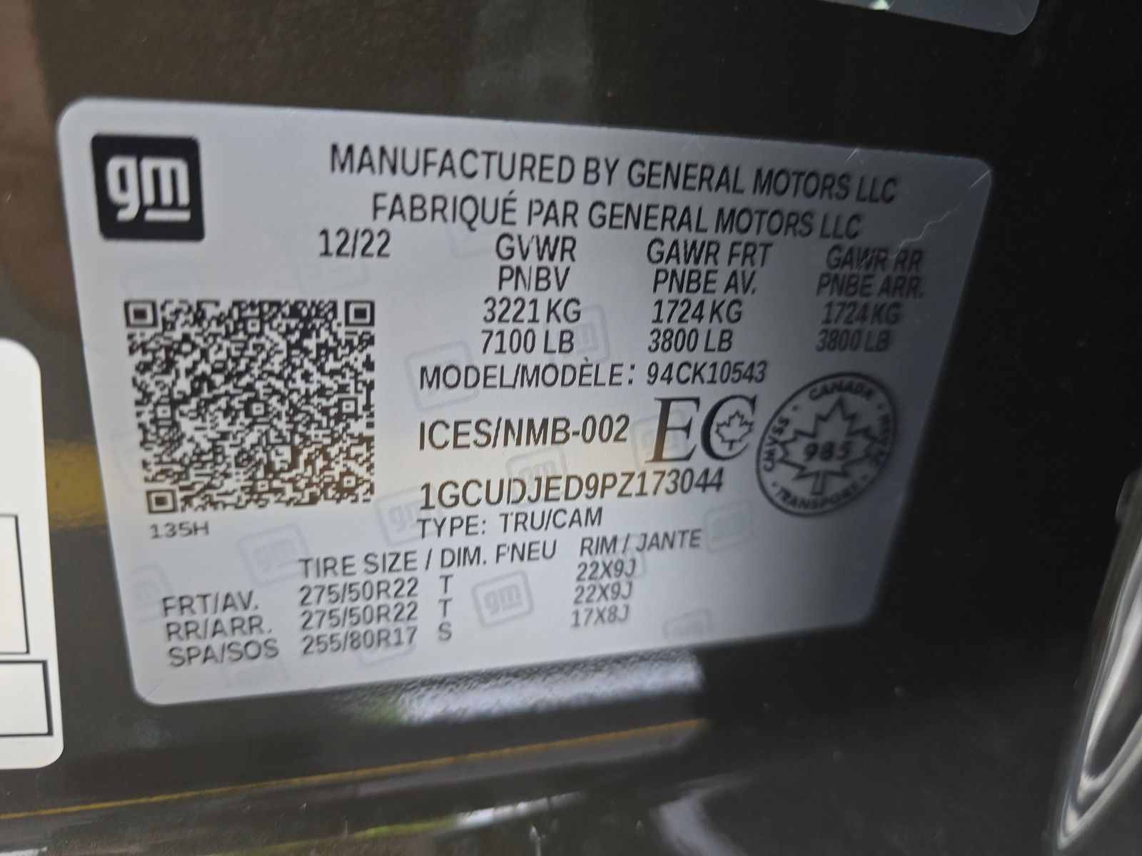 2023 Chevrolet Silverado 1500 High Country AWD