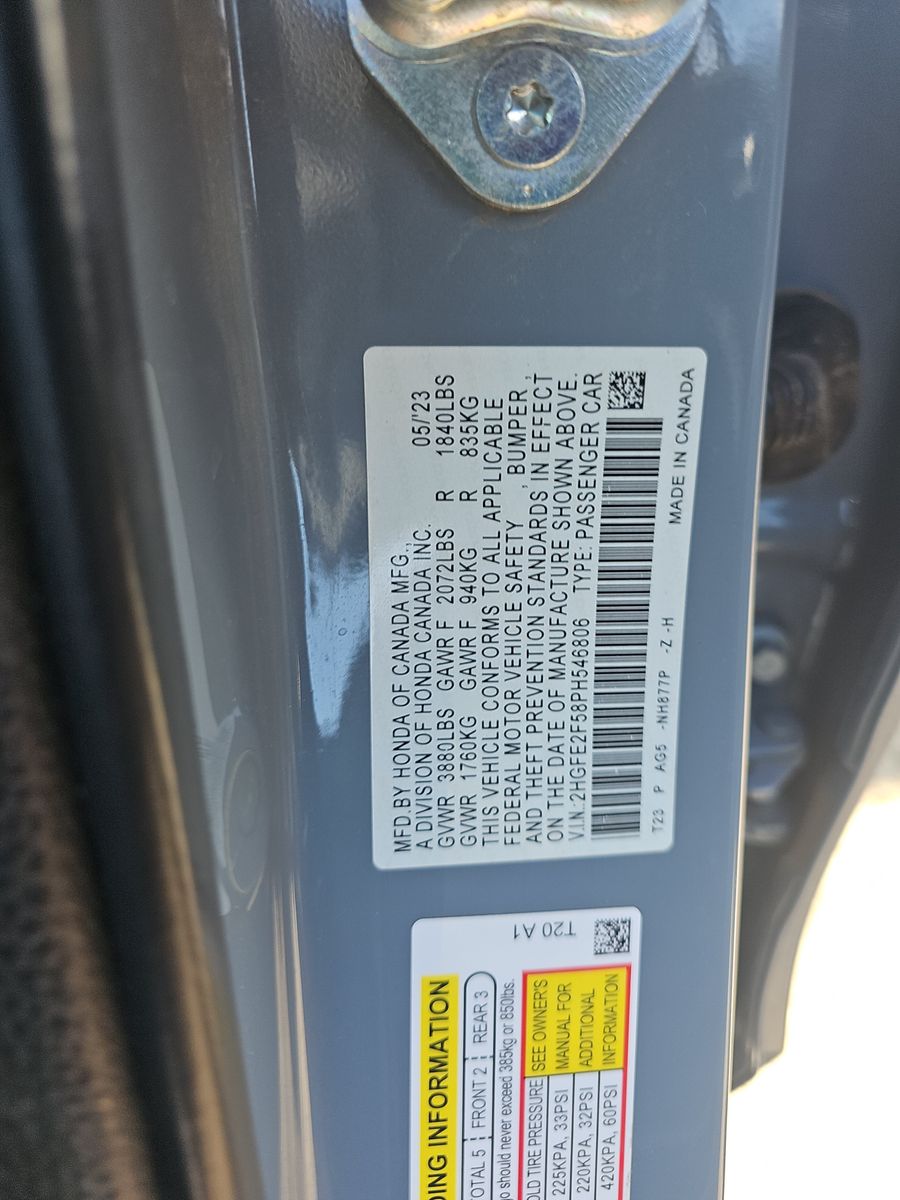 2023 Honda Civic Sport FWD