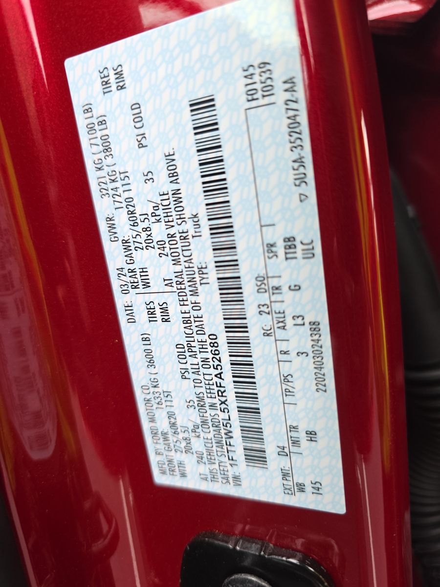 2024 Ford F-150 Lariat AWD