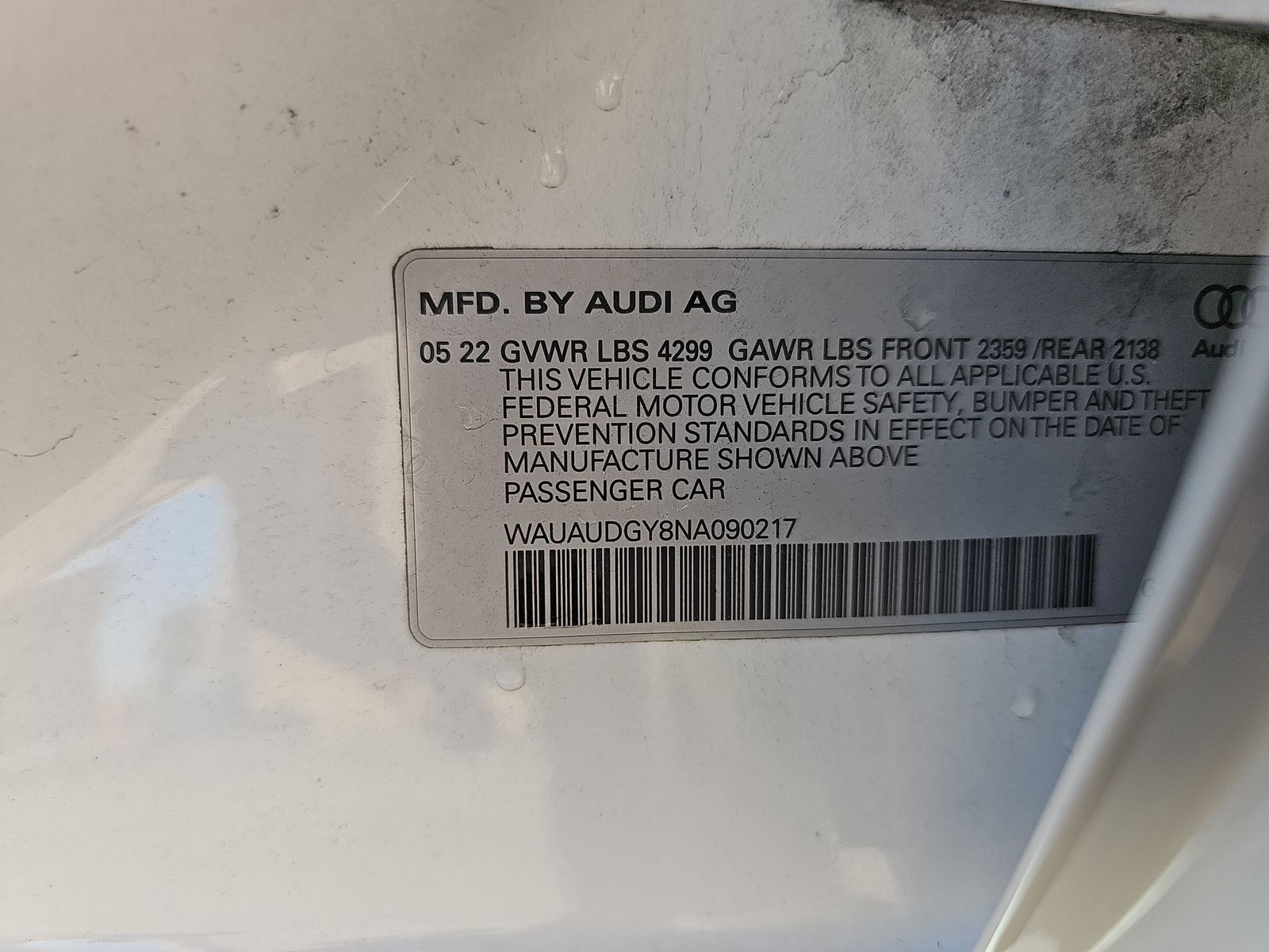 2022 Audi A3 2.0T Premium FWD