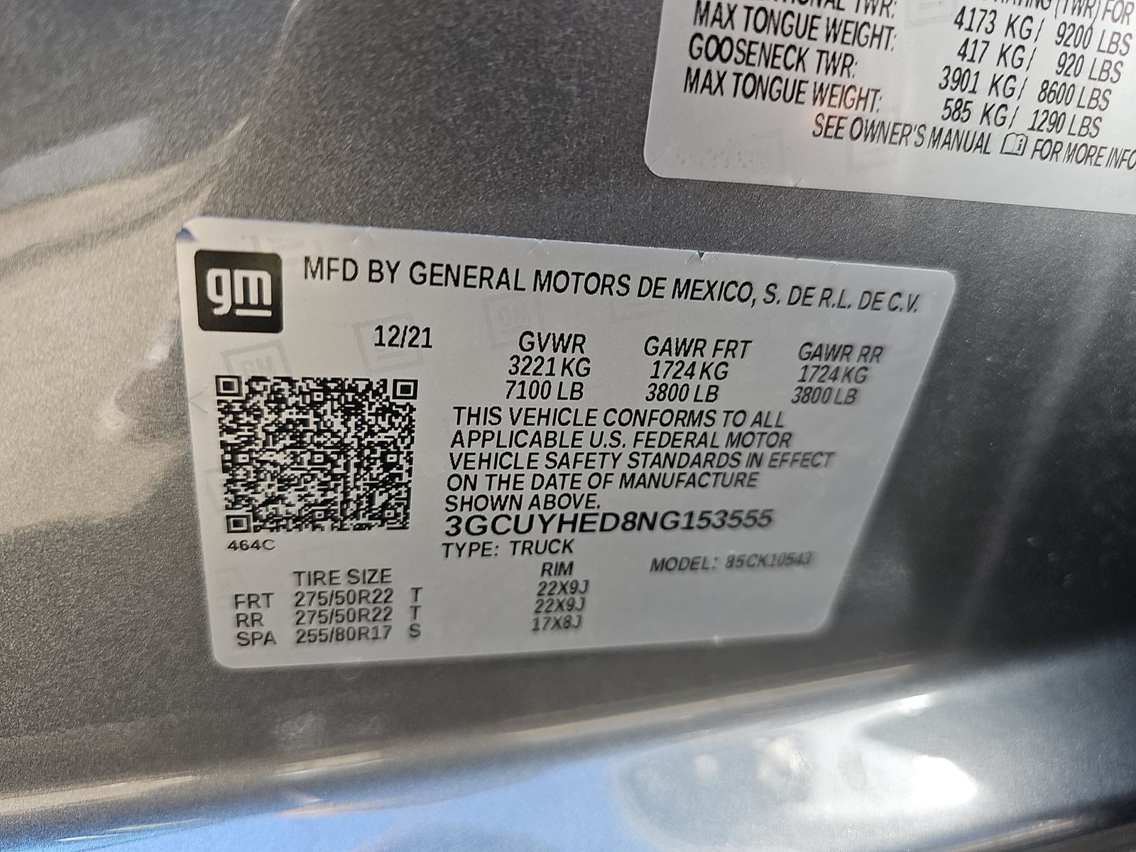 2022 Chevrolet Silverado 1500 High Country AWD