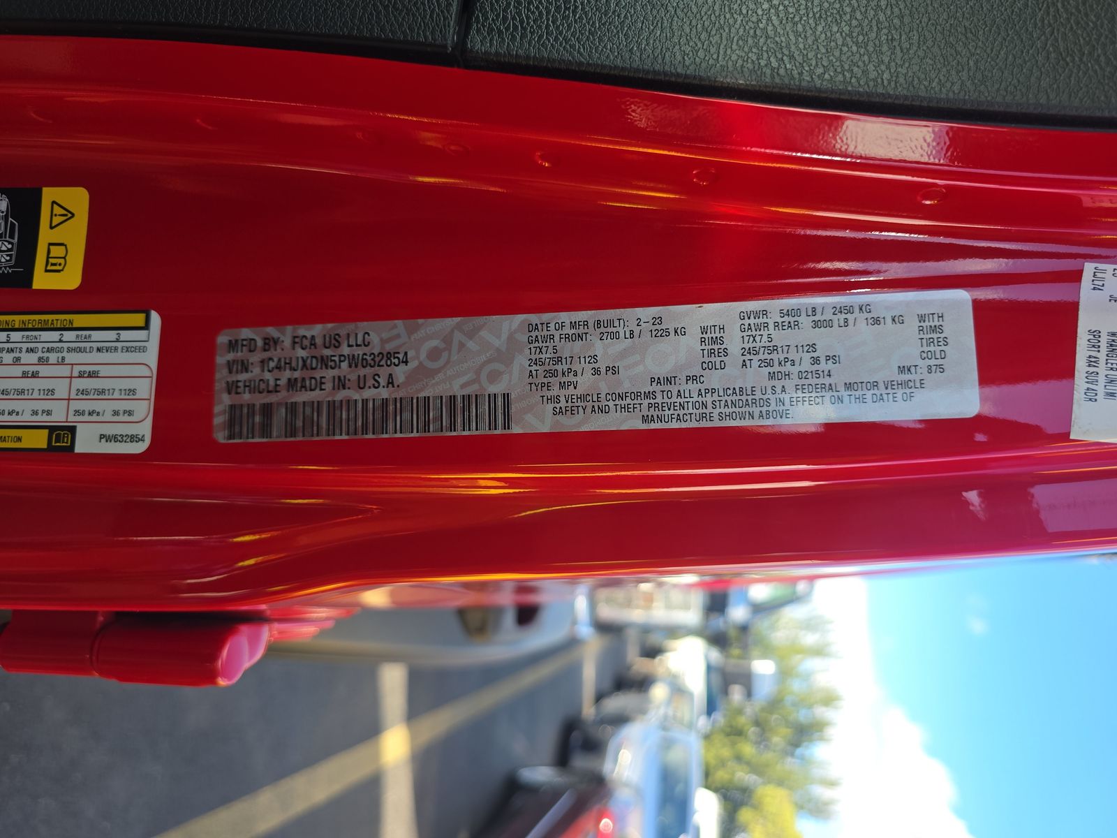 2023 Jeep Wrangler Sport S AWD