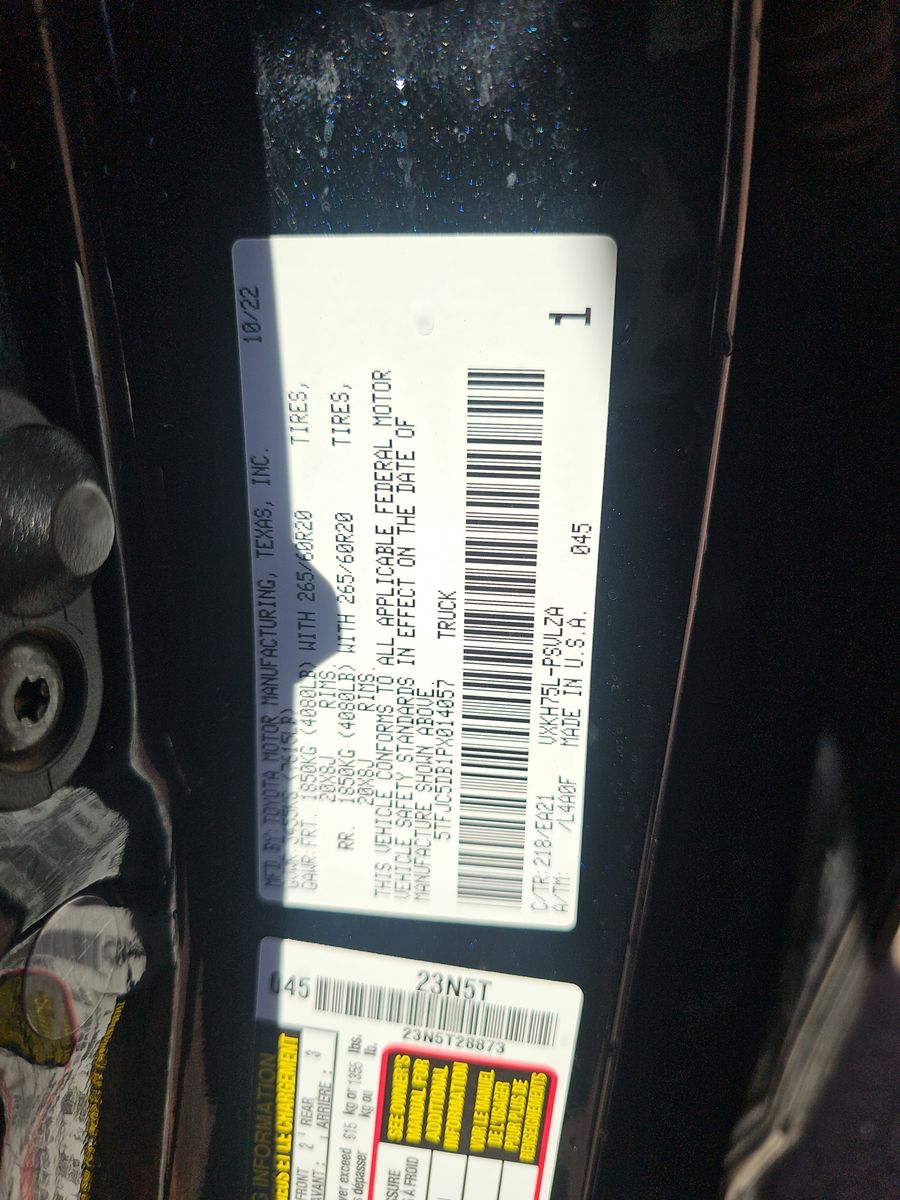 2023 Toyota Tundra Hybrid Limited AWD