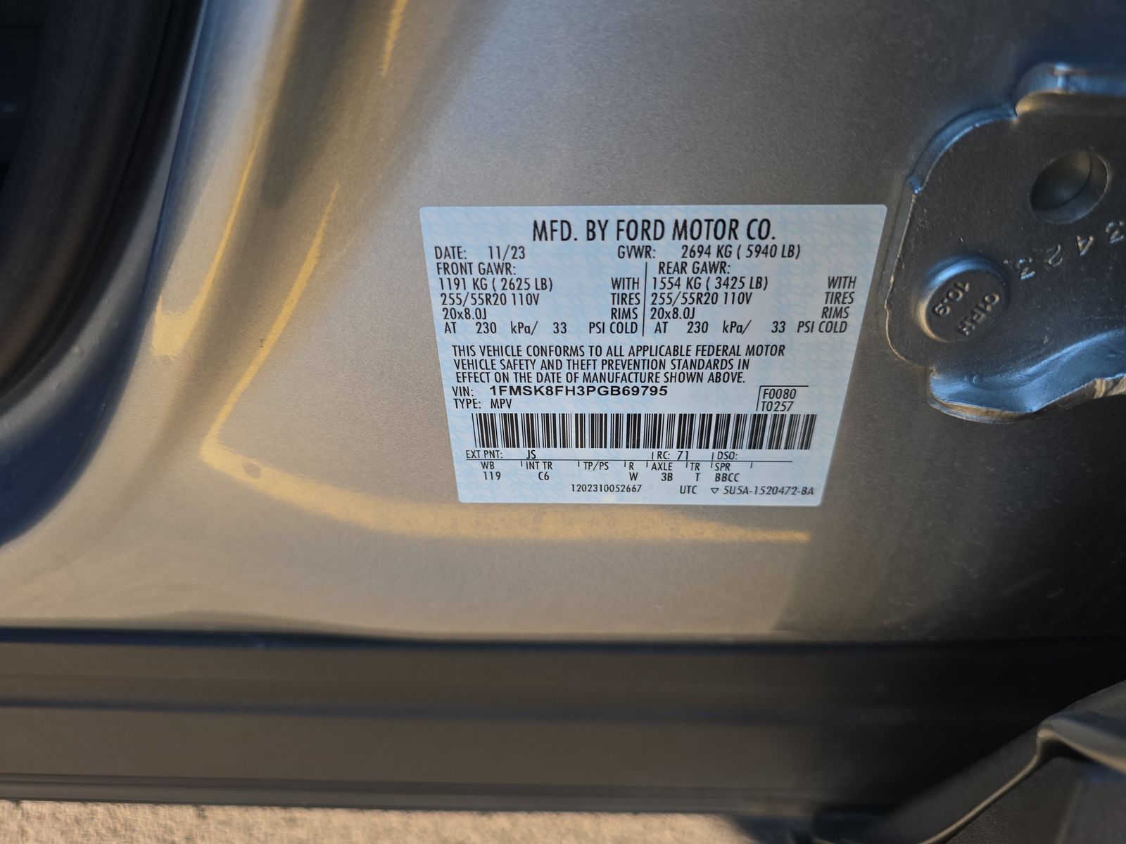 2023 Ford Explorer Limited AWD