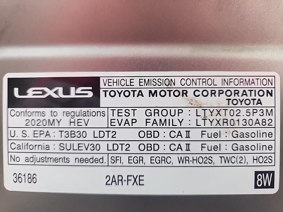 2020 Lexus NX NX 300h AWD