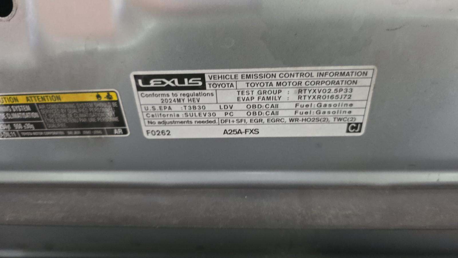 2024 Lexus ES ES 300h FWD