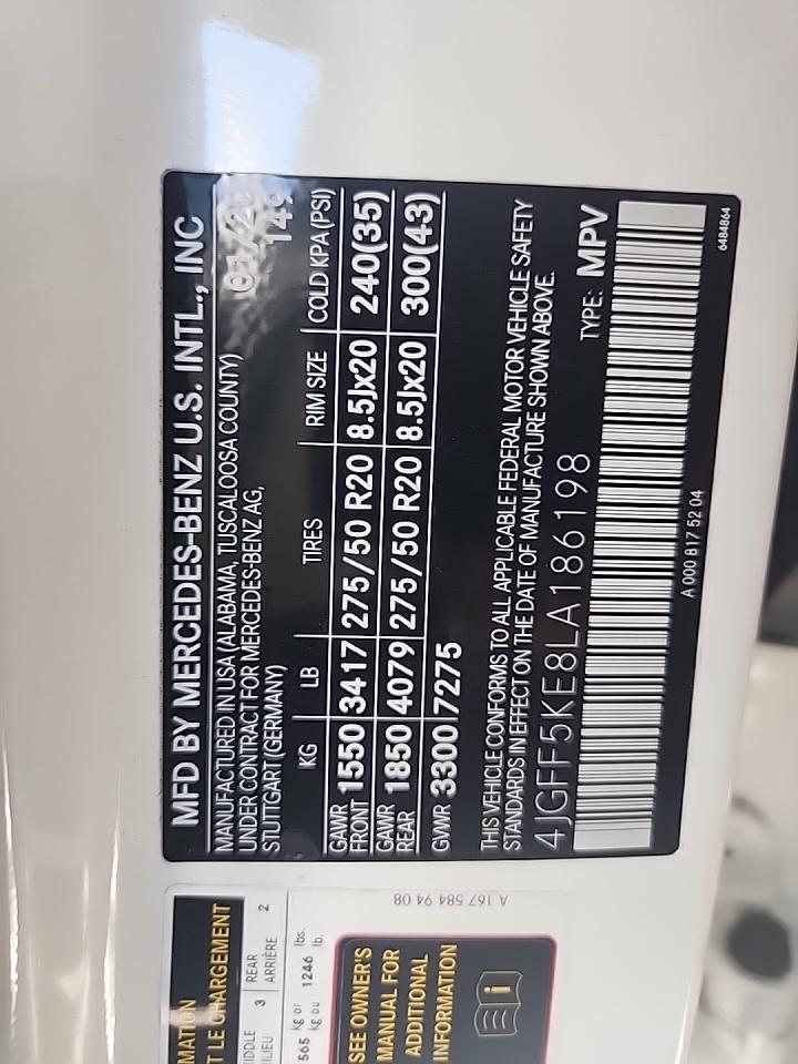 2020 Mercedes-Benz GLS GLS 450 AWD