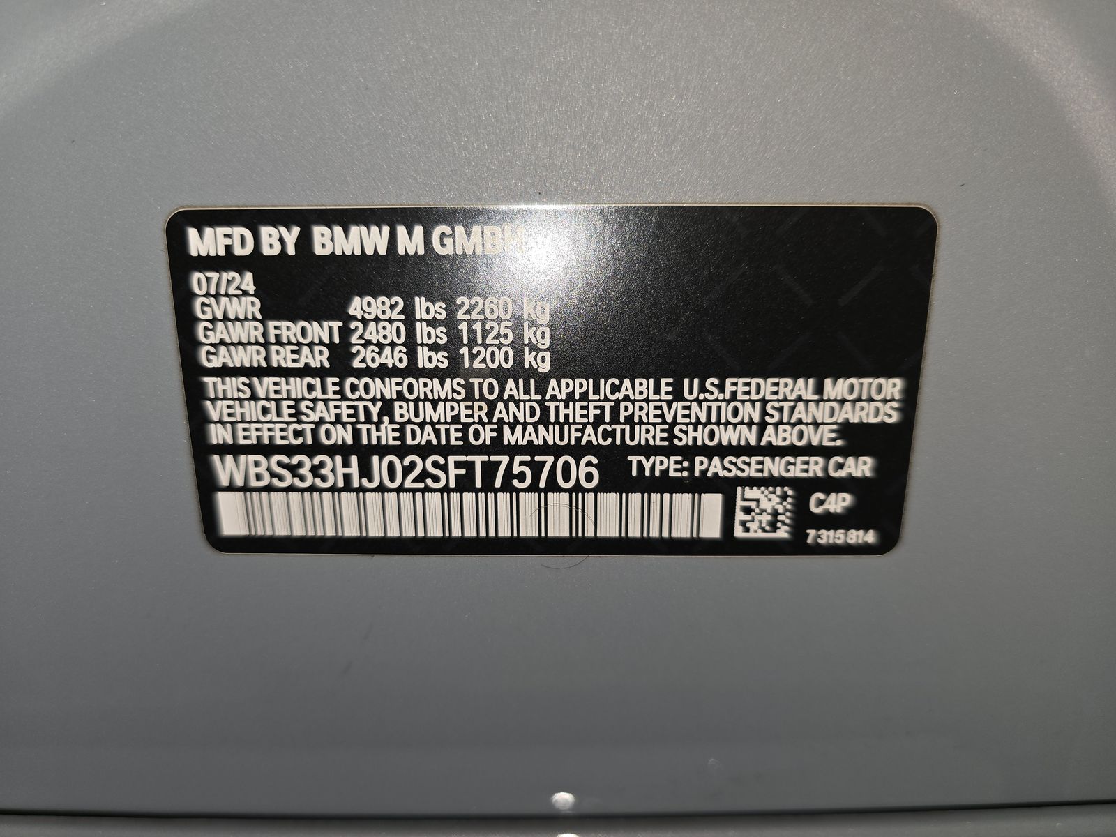 2025 BMW M3 Competition xDrive AWD