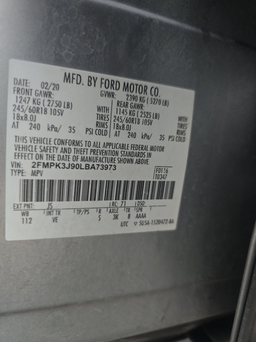 2020 Ford Edge SEL FWD