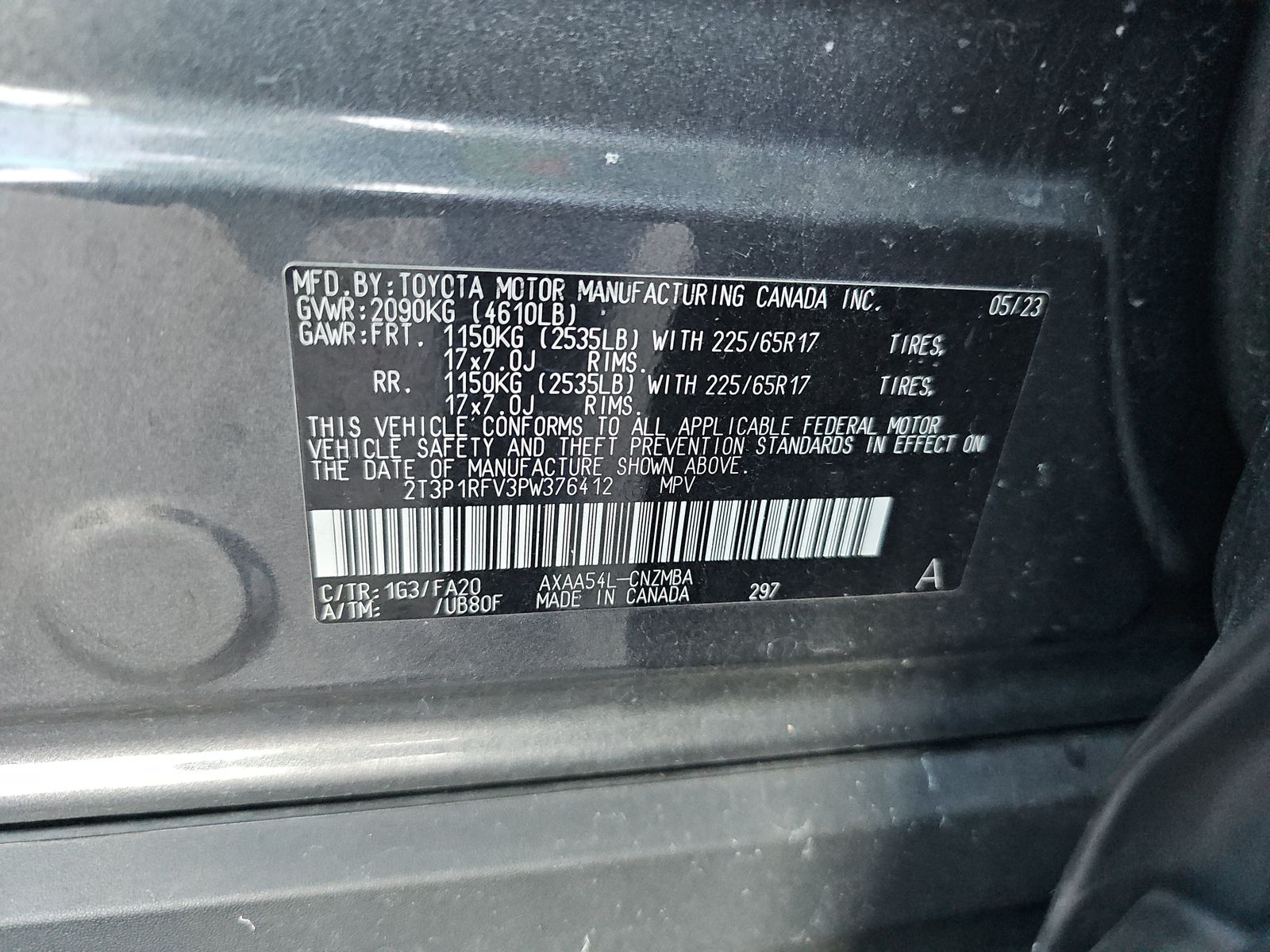 2023 Toyota RAV4 XLE AWD