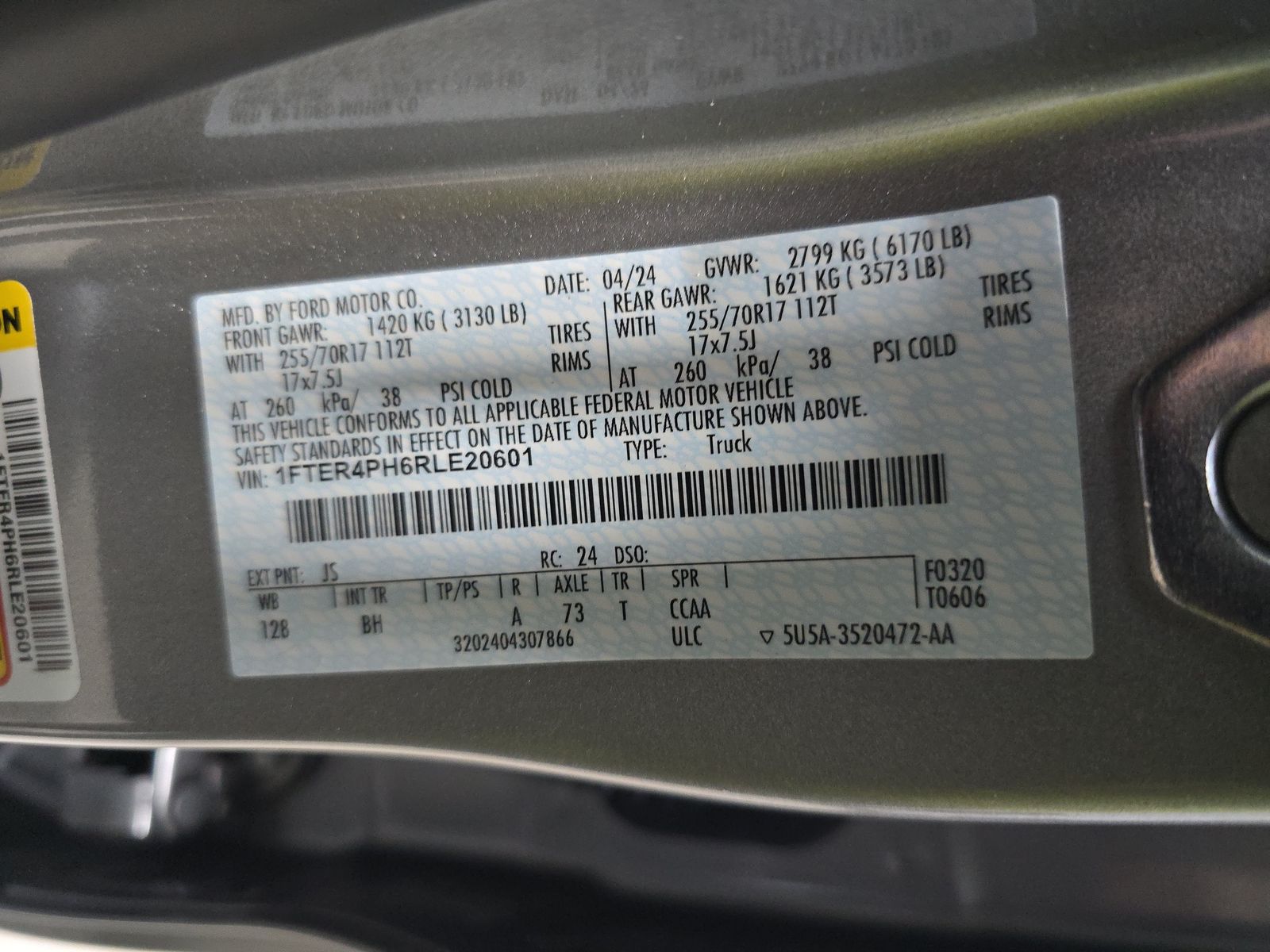 2024 Ford Ranger XL AWD