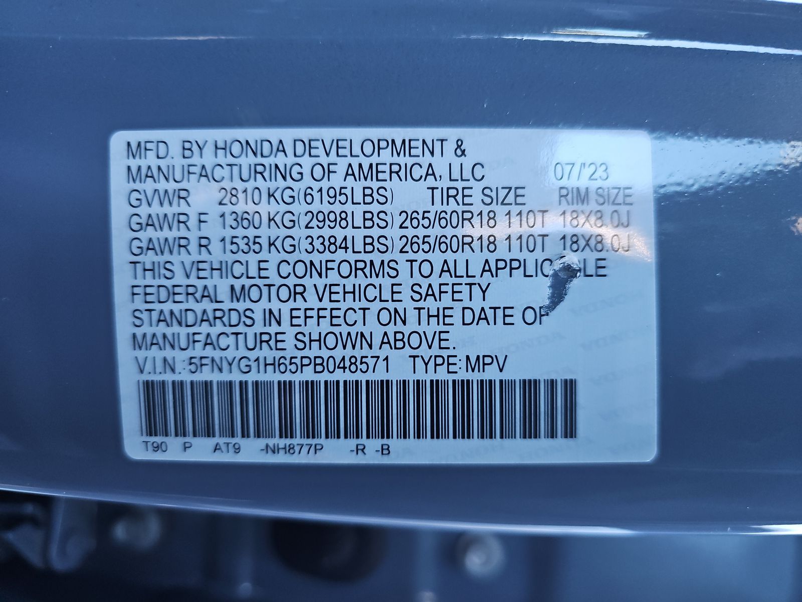 2023 Honda Pilot TrailSport AWD