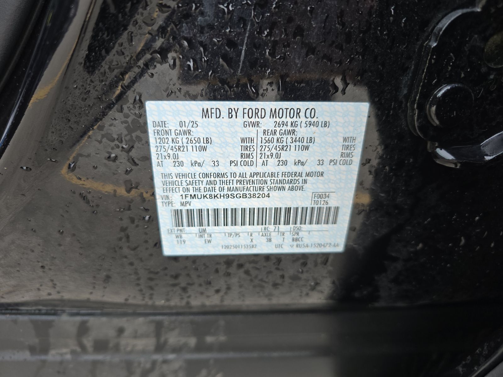 2025 Ford Explorer ST-Line AWD