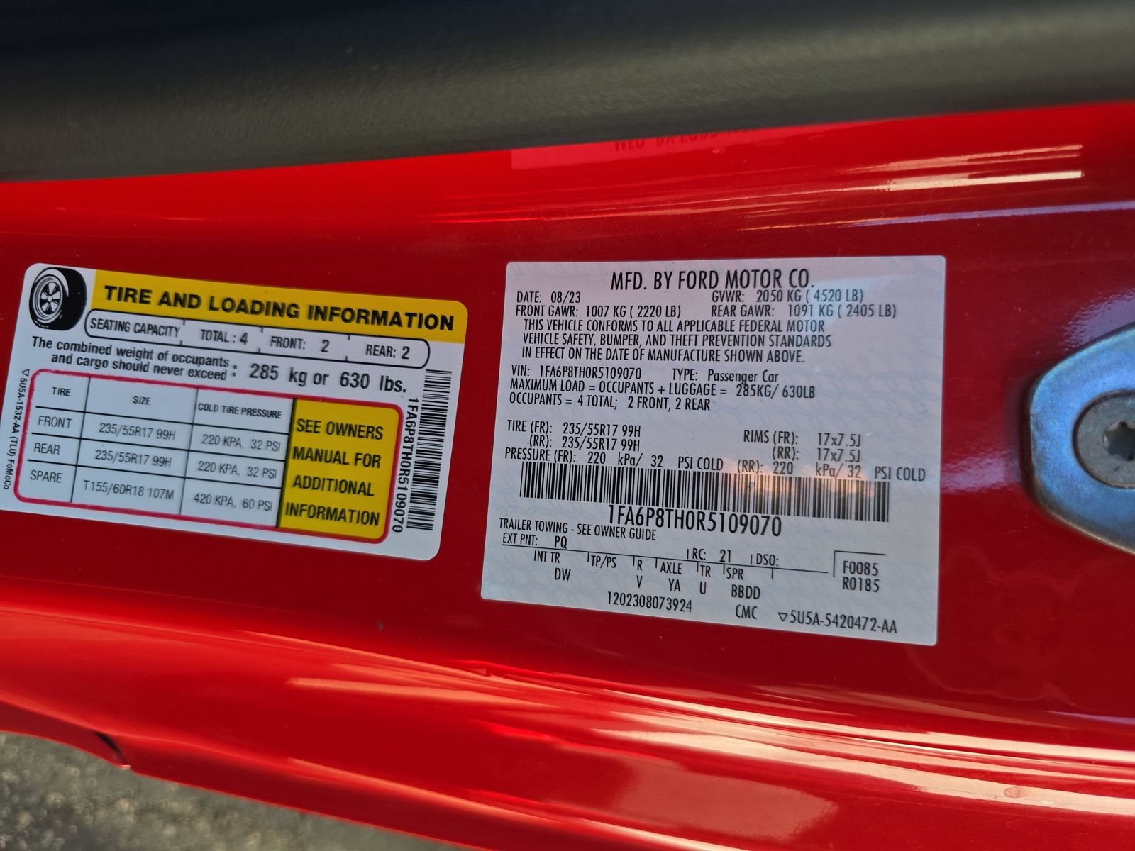 2024 Ford Mustang EcoBoost RWD