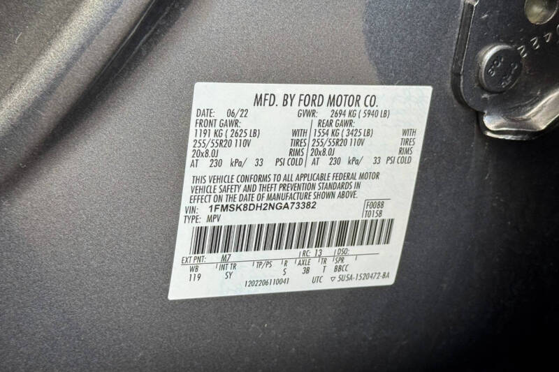 2022 Ford Explorer XLT AWD