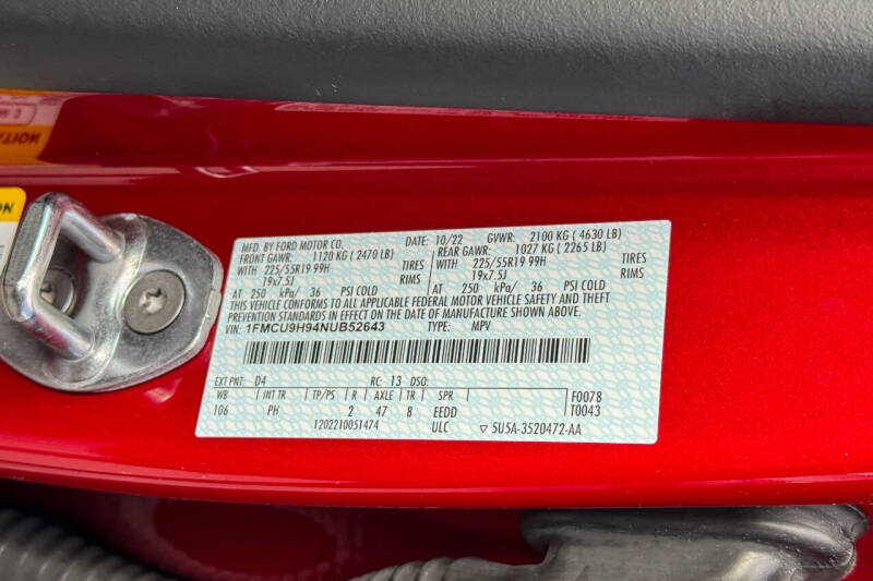 2022 Ford Escape SEL AWD