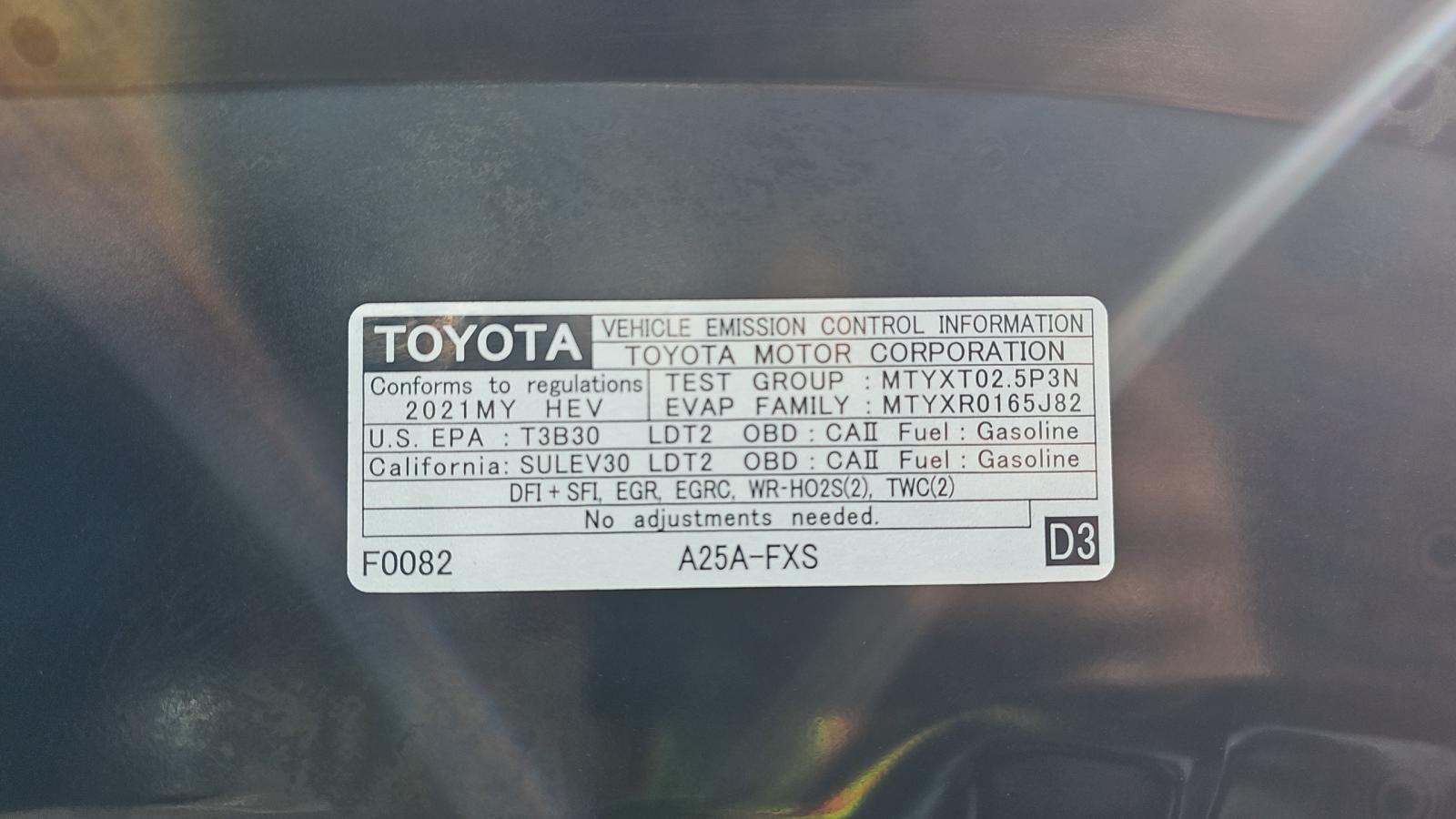 2021 Toyota RAV4 Hybrid LE AWD