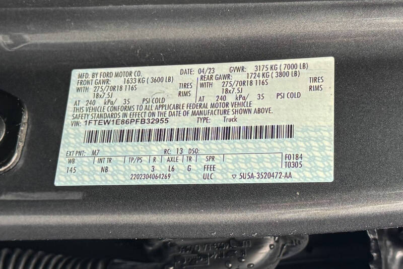 2023 Ford F-150 Tremor AWD