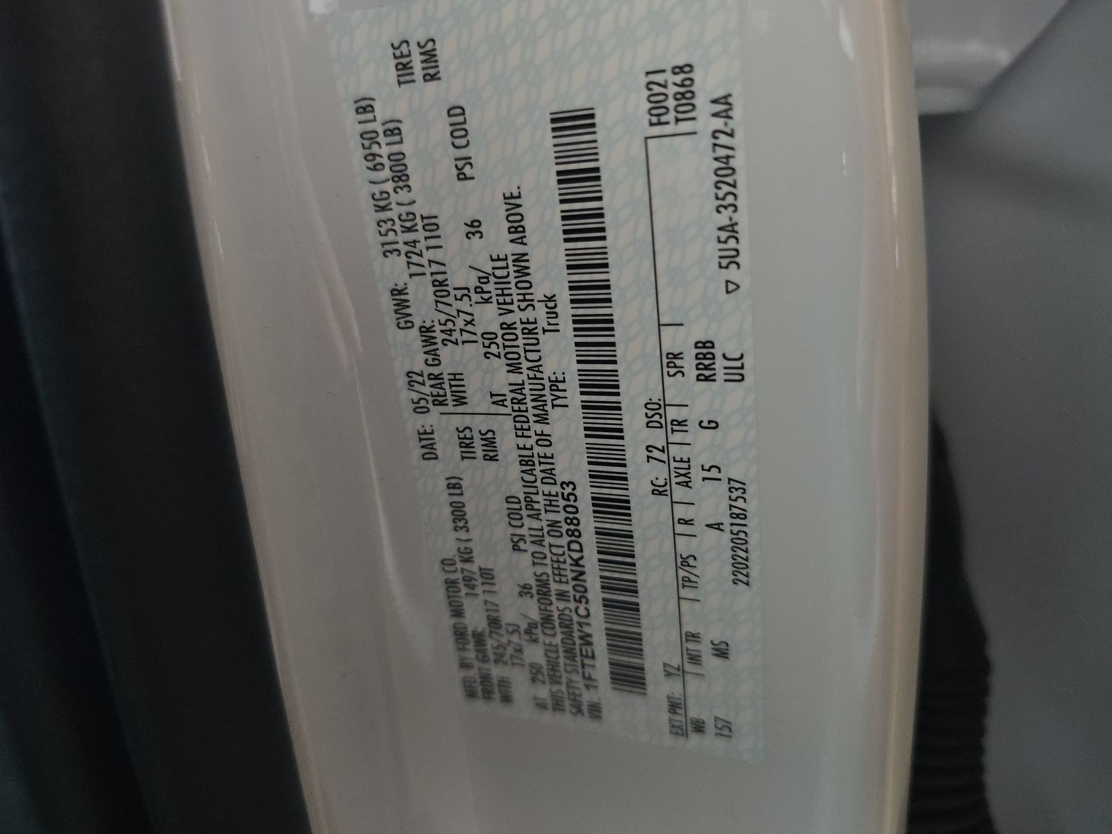 2022 Ford F-150 XLT RWD