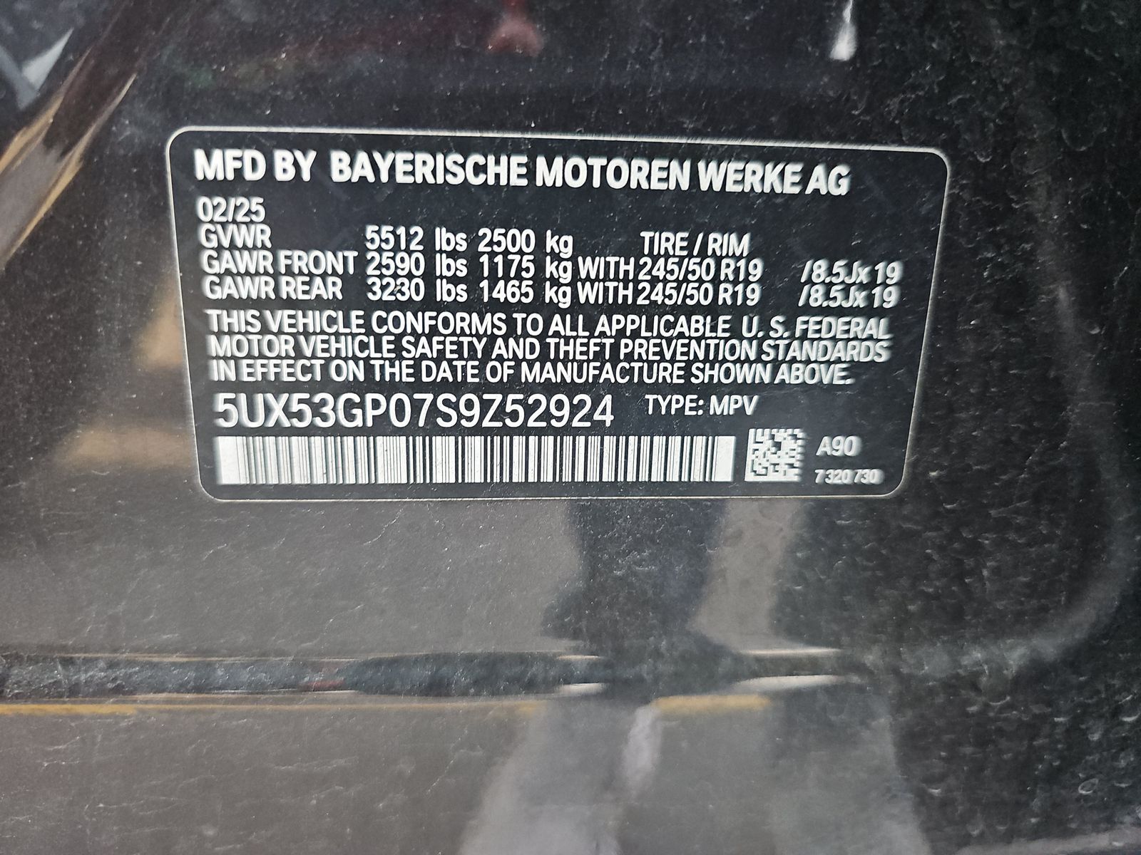 2025 BMW X3 xDrive30i AWD