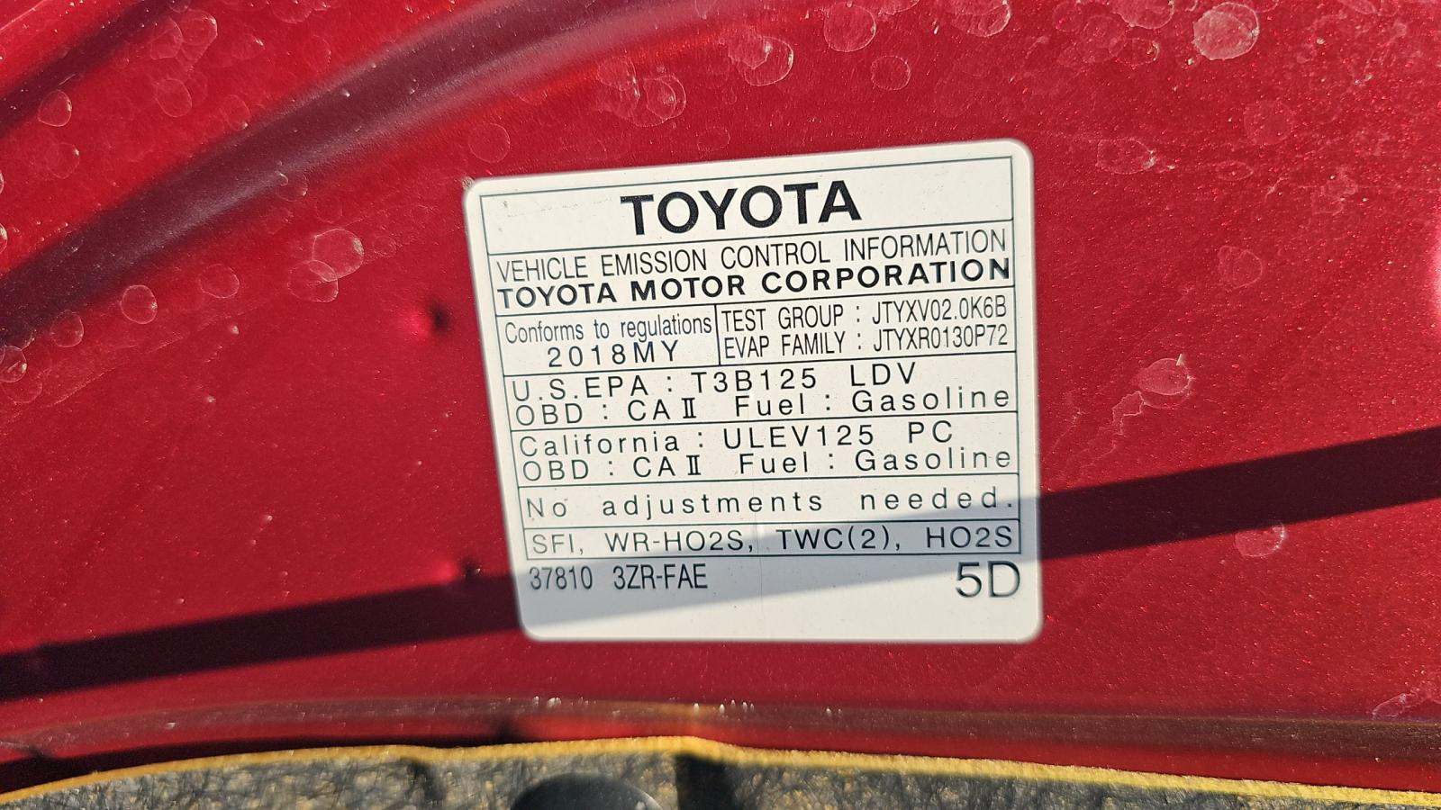 2018 Toyota C-HR XLE Premium FWD