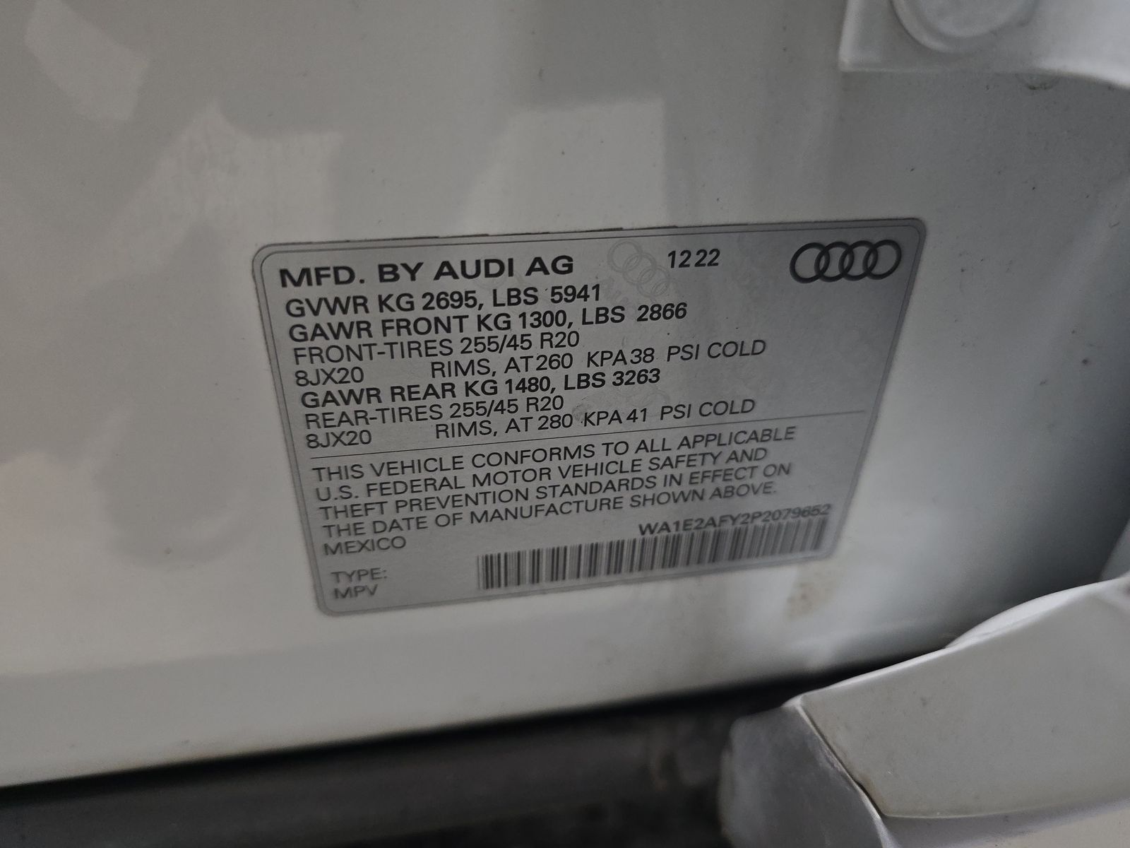 2023 Audi Q5 e Plug-In Hybrid S line Premium Plus AWD