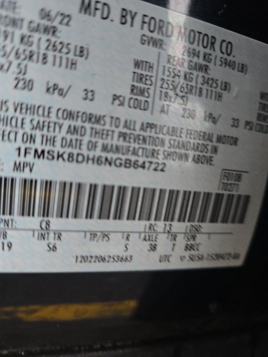 2022 Ford Explorer XLT AWD