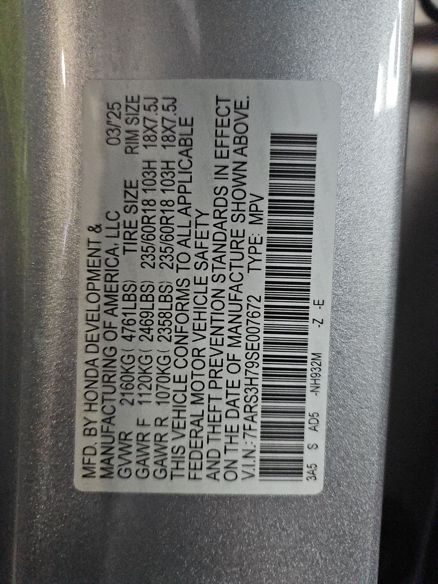 2025 Honda CR-V EX-L FWD