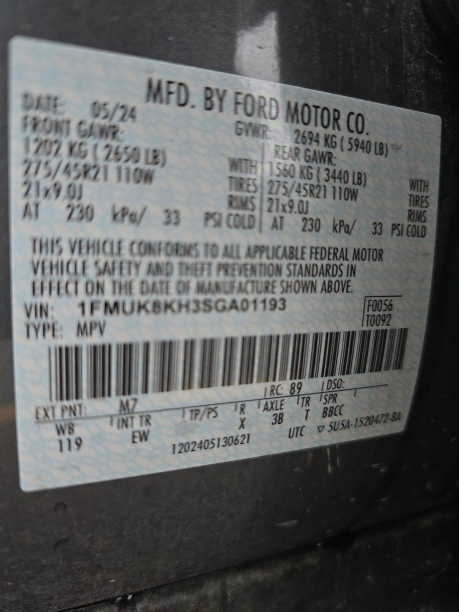 2025 Ford Explorer ST-Line AWD