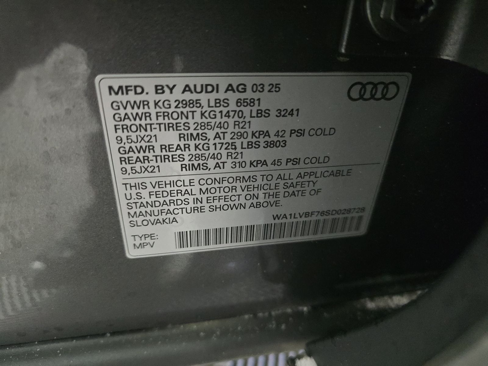 2025 Audi Q7 Premium Plus AWD