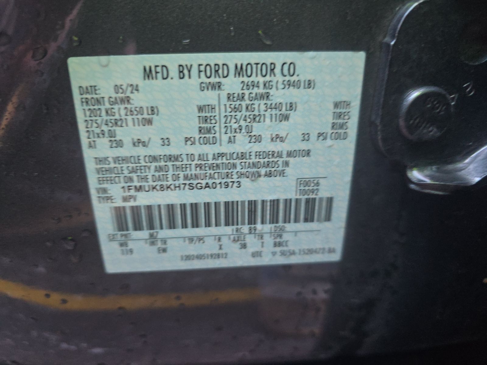 2025 Ford Explorer ST-Line AWD