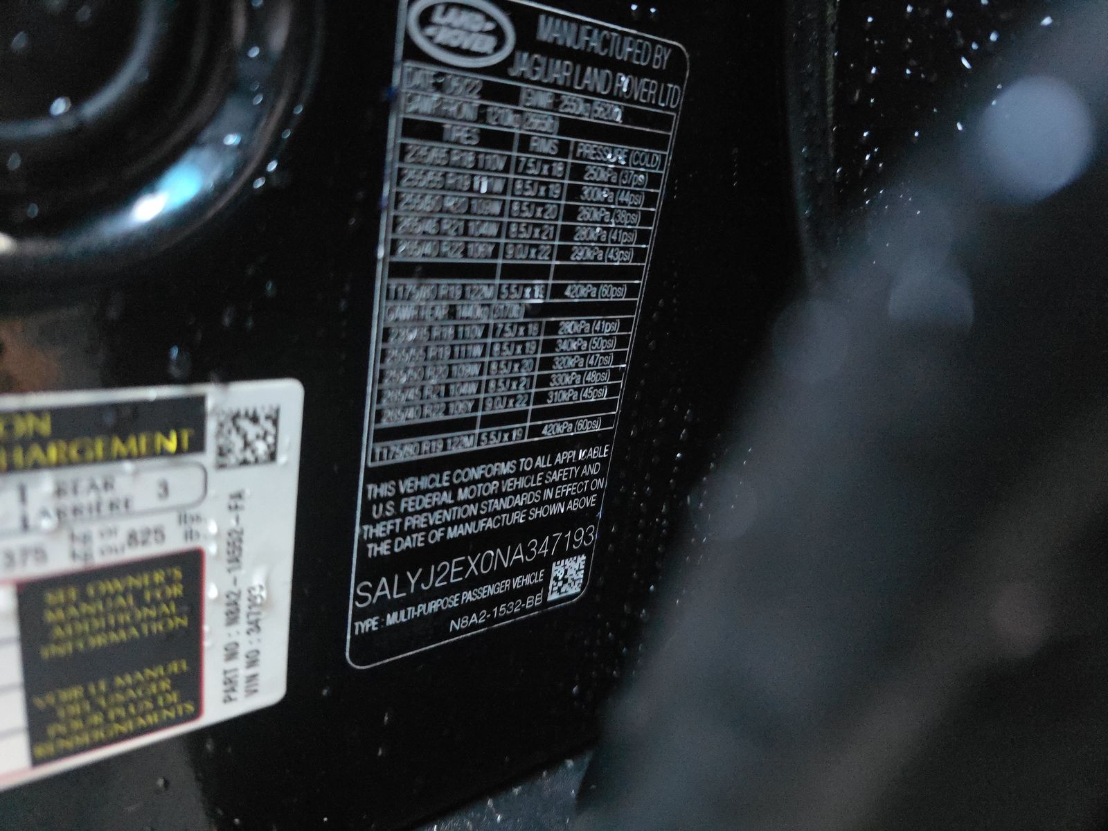 2022 Land Rover Range Rover Velar S AWD