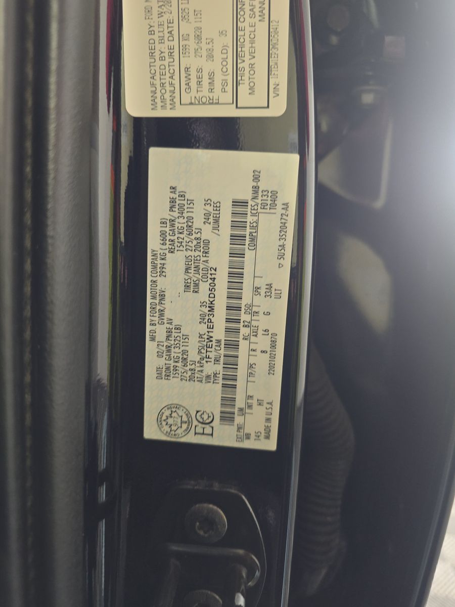 2021 Ford F-150 Lariat AWD