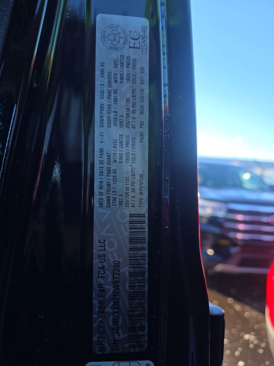 2021 Jeep Wrangler Unlimited Sahara AWD