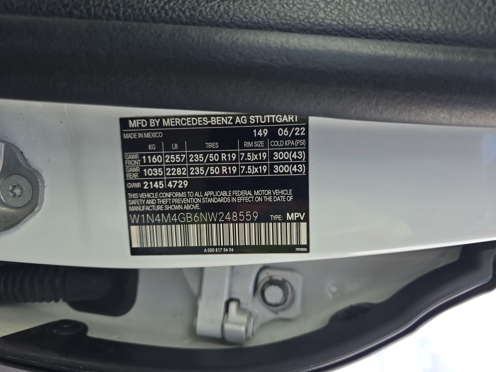 2022 Mercedes-Benz GLB GLB 250 FWD