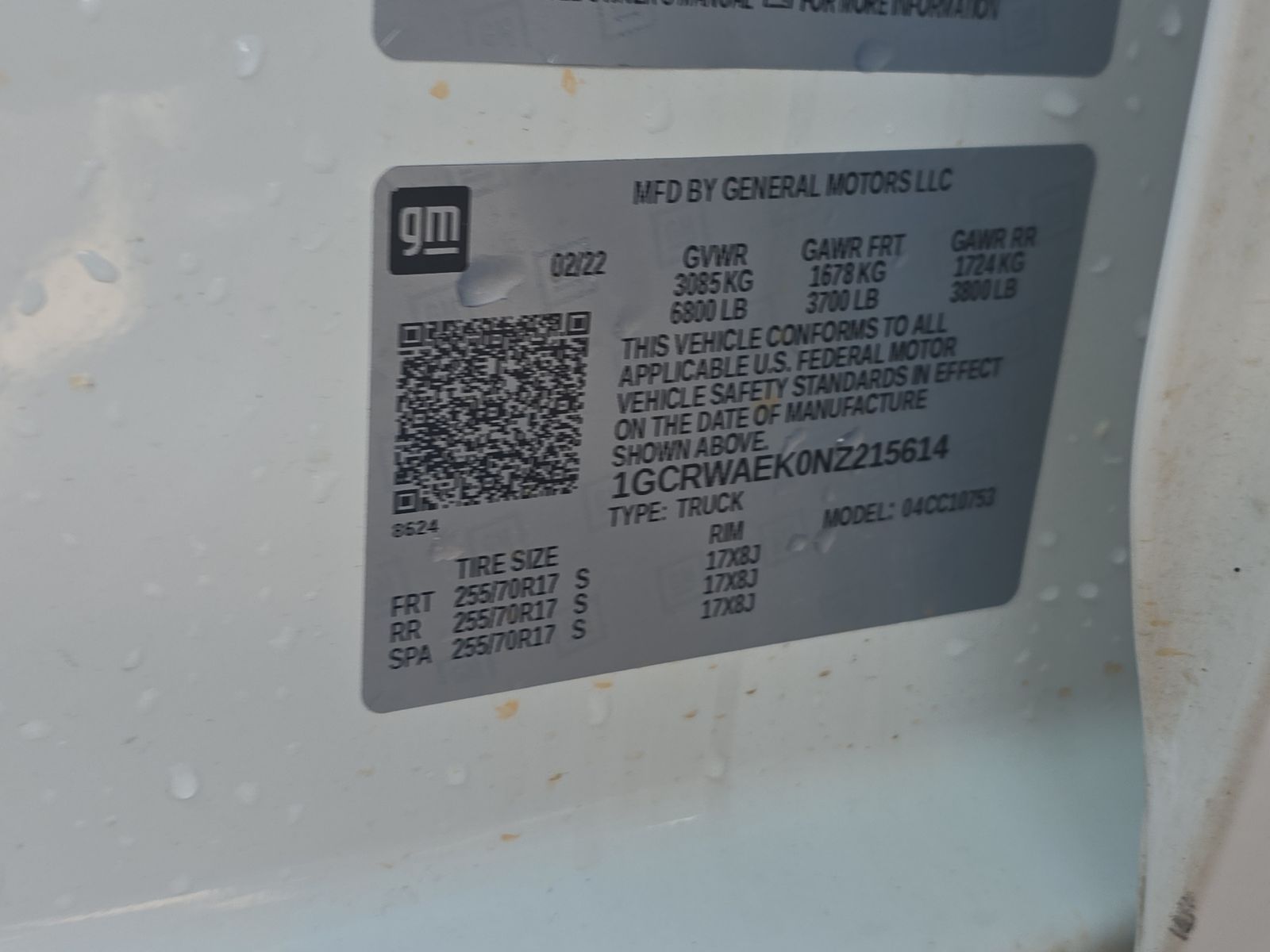 2022 Chevrolet Silverado 1500 Work Truck RWD