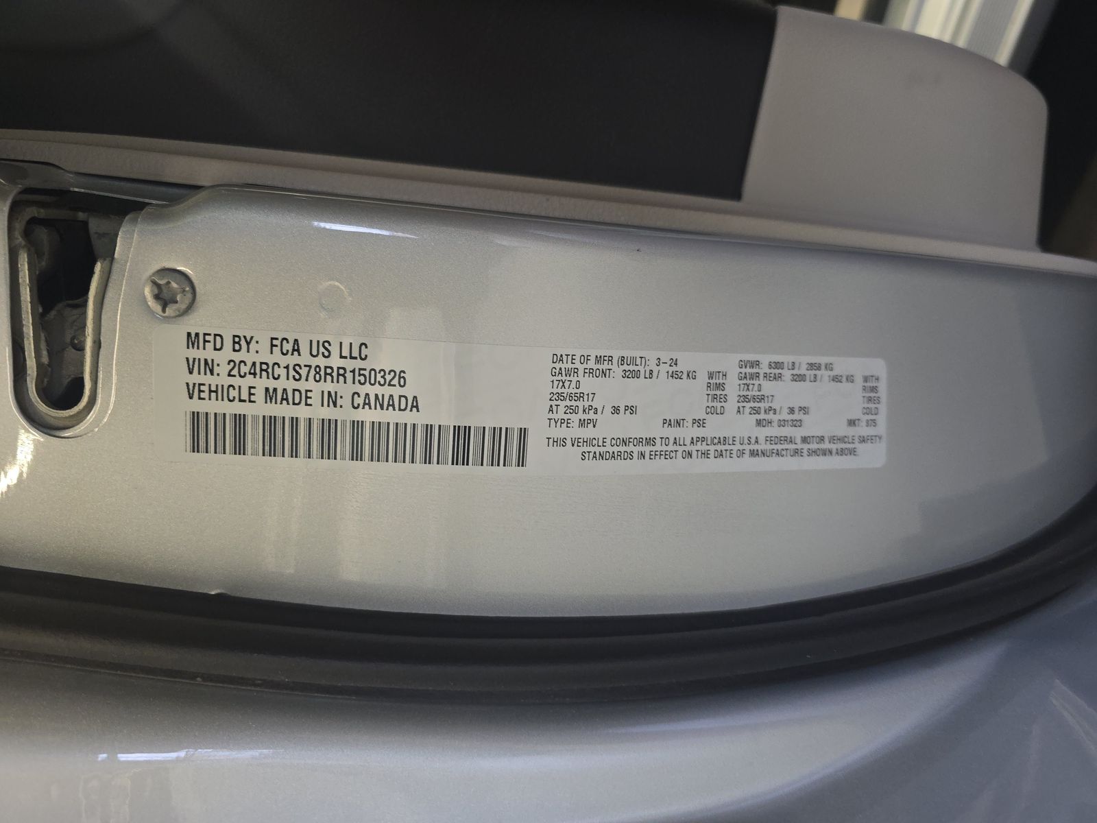 2024 Chrysler Pacifica Hybrid Select FWD