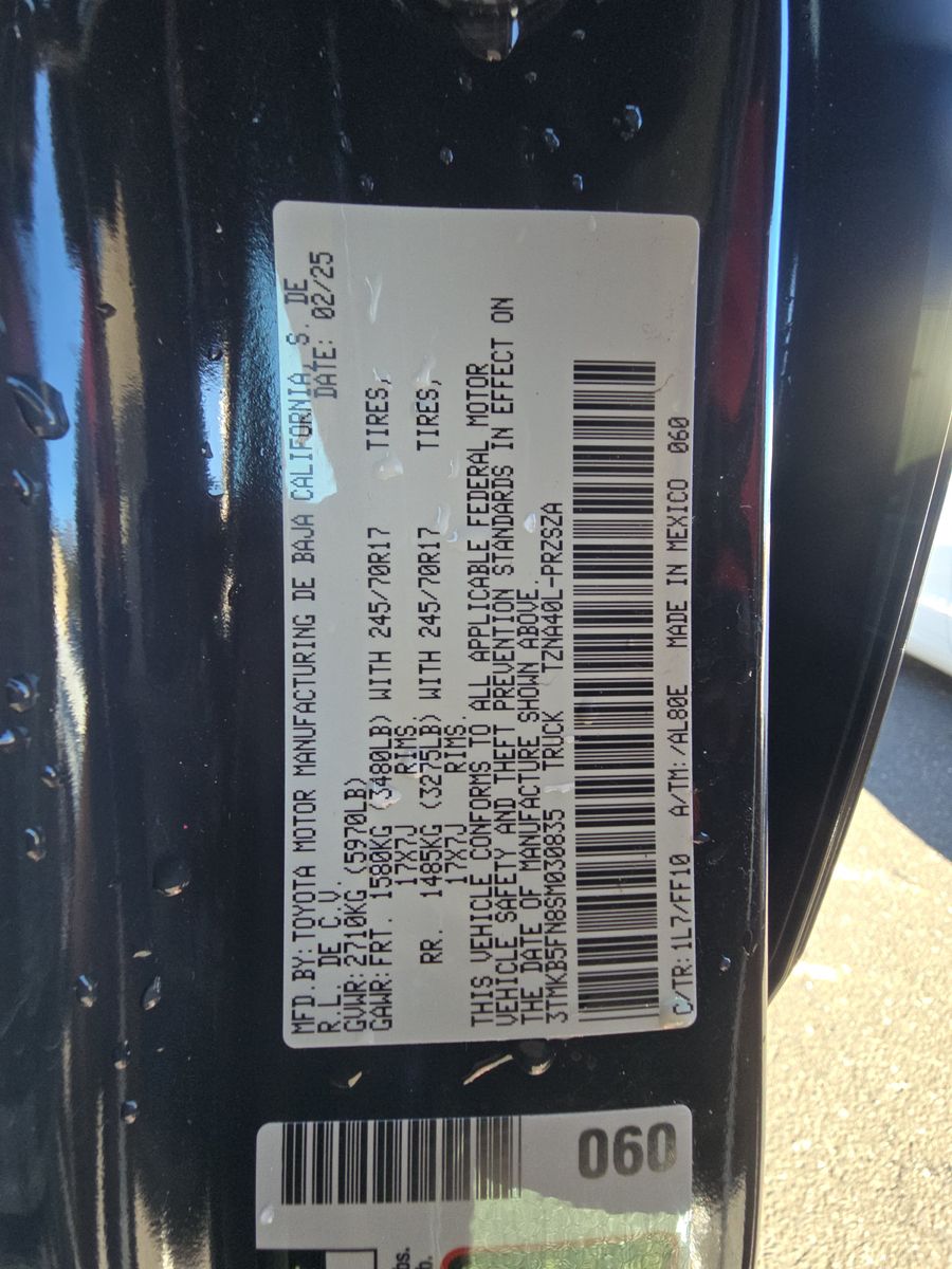 2025 Toyota Tacoma SR5 RWD