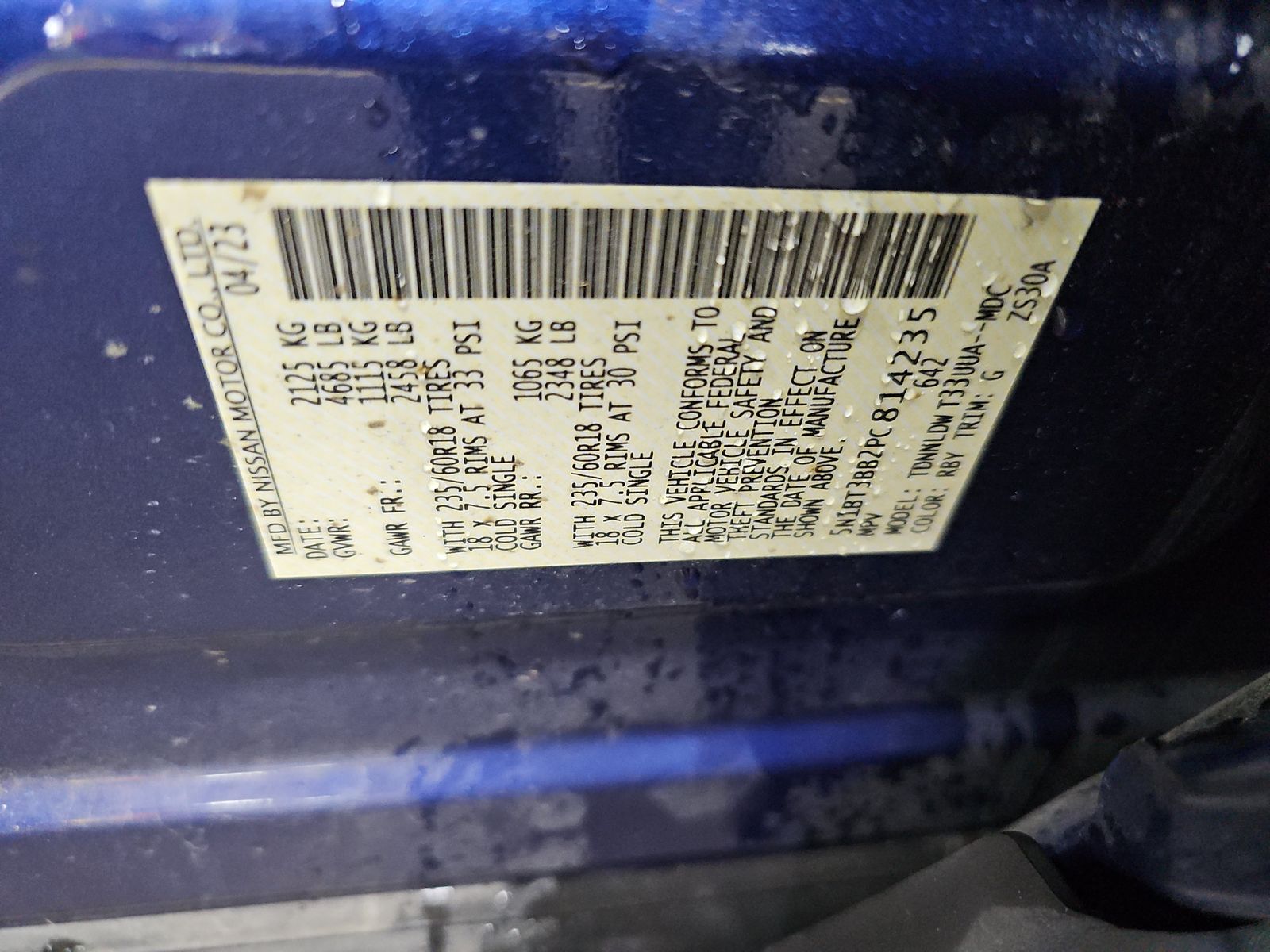 2023 Nissan Rogue SV AWD