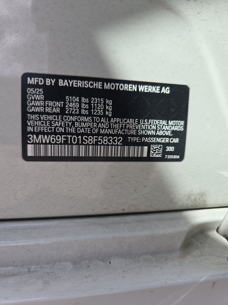 2025 BMW 3 Series M340i xDrive AWD