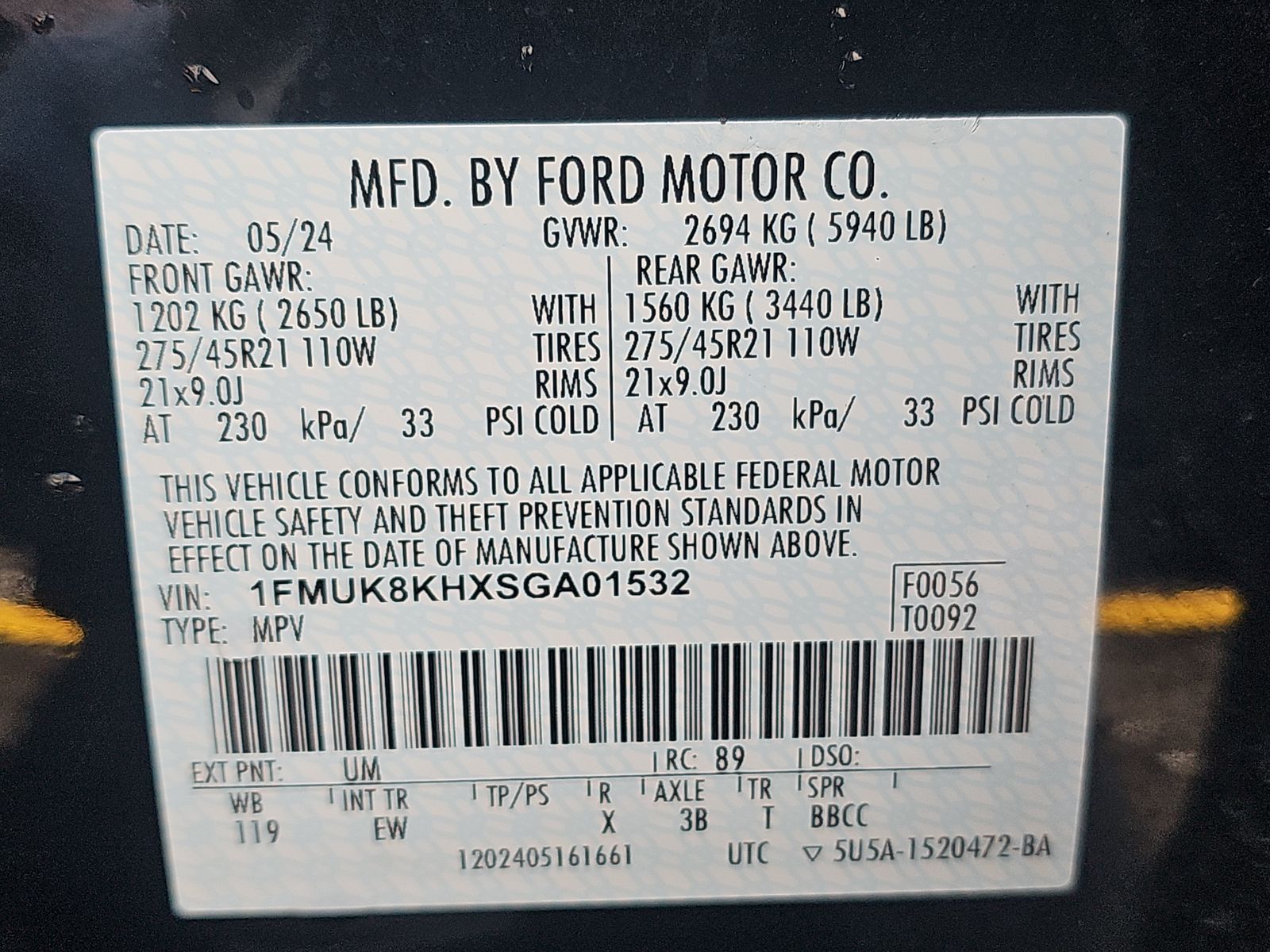 2025 Ford Explorer ST-Line AWD